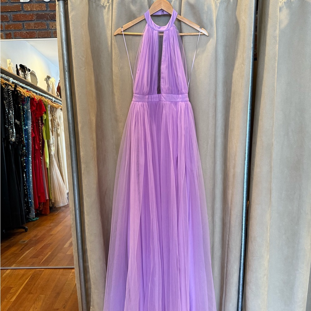 Tia Tulle Gown- Purple (Small)